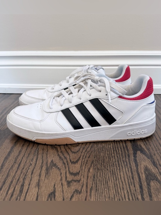 adidas Other - adidas White Low-Top CourtBeat Sneakers